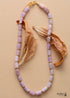 Boho Necklace, Apatite Lariat Chokers Necklace